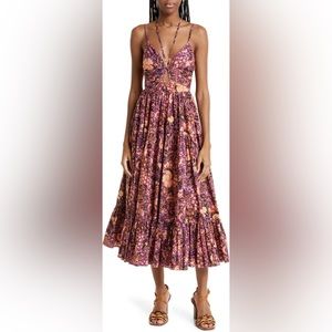 Ulla Johnson Phoebe Cutout Midi Halter Dress 10